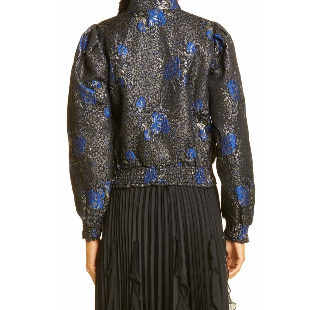 Haute Hippie Ruth Metallic Brocade Bomber - Picture 3 of 11
